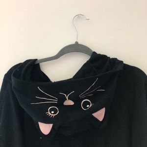 Torrid Black Cat Onesie Pajama One Piece